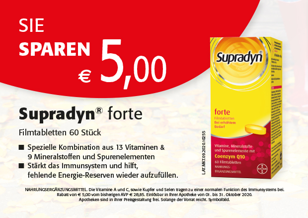 Sparen Sie Jetzt 5 00 Auf Supradyn Forte Sofien Apotheke